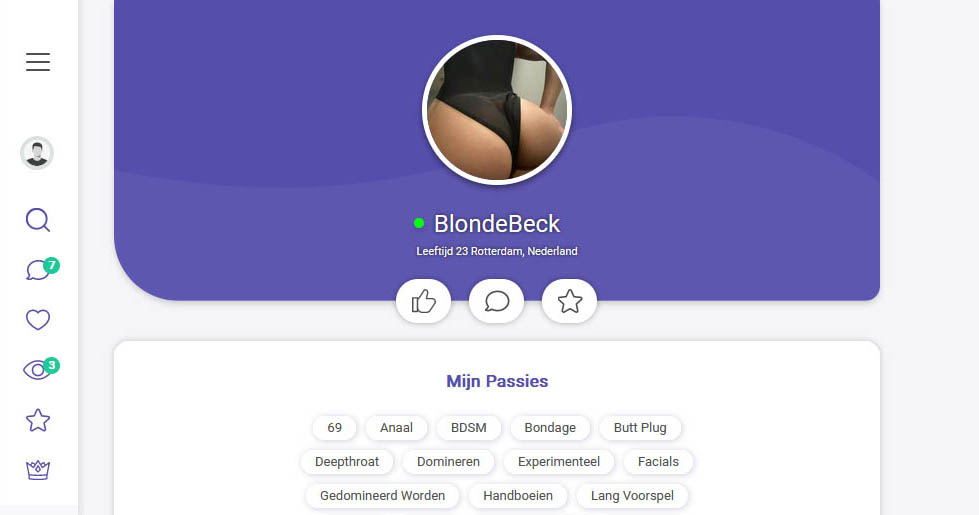 Snap-Bang profile page